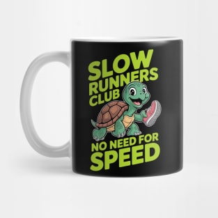 Slow Runners Club Turtle Tortoise Kawaii Running Mug